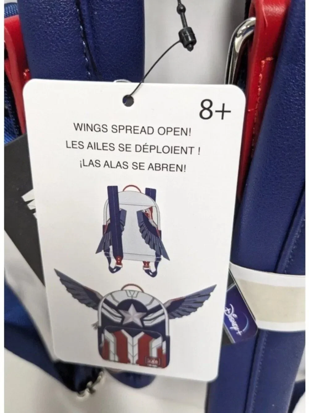 Loungefly Marvel Falcon Winter Soldier Captain America Cosplay Bag Backpack NWT